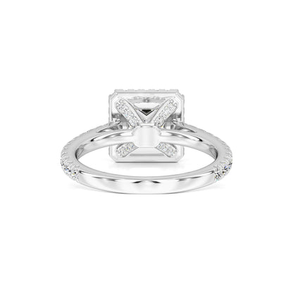 Emerson Moissanite & Lab Grown Diamond Ring | White Gold | 3