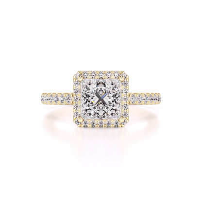 Emerson Moissanite & Lab Grown Diamond Ring | Yellow Gold | 1