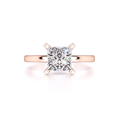 Michaela Moissanite Ring | Rose Gold | 1