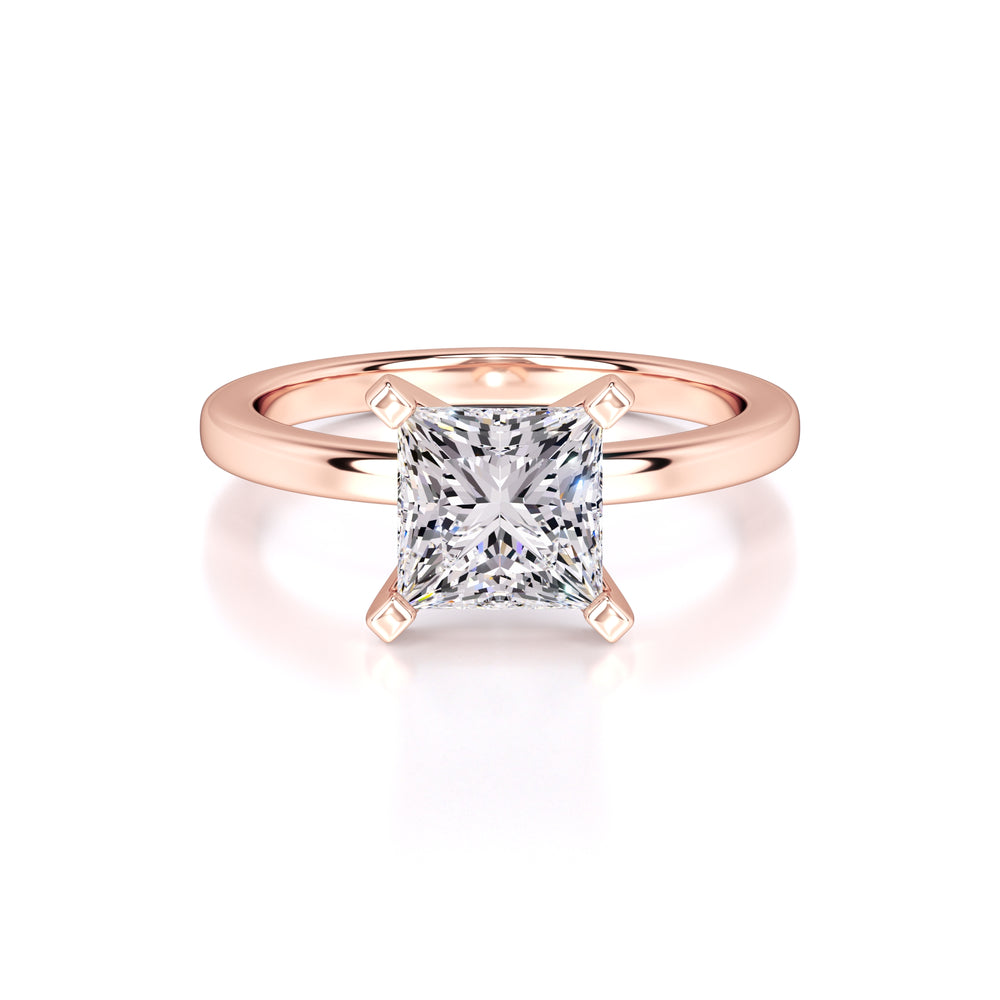 Michaela Lab Grown Diamond Ring | Rose Gold | 1