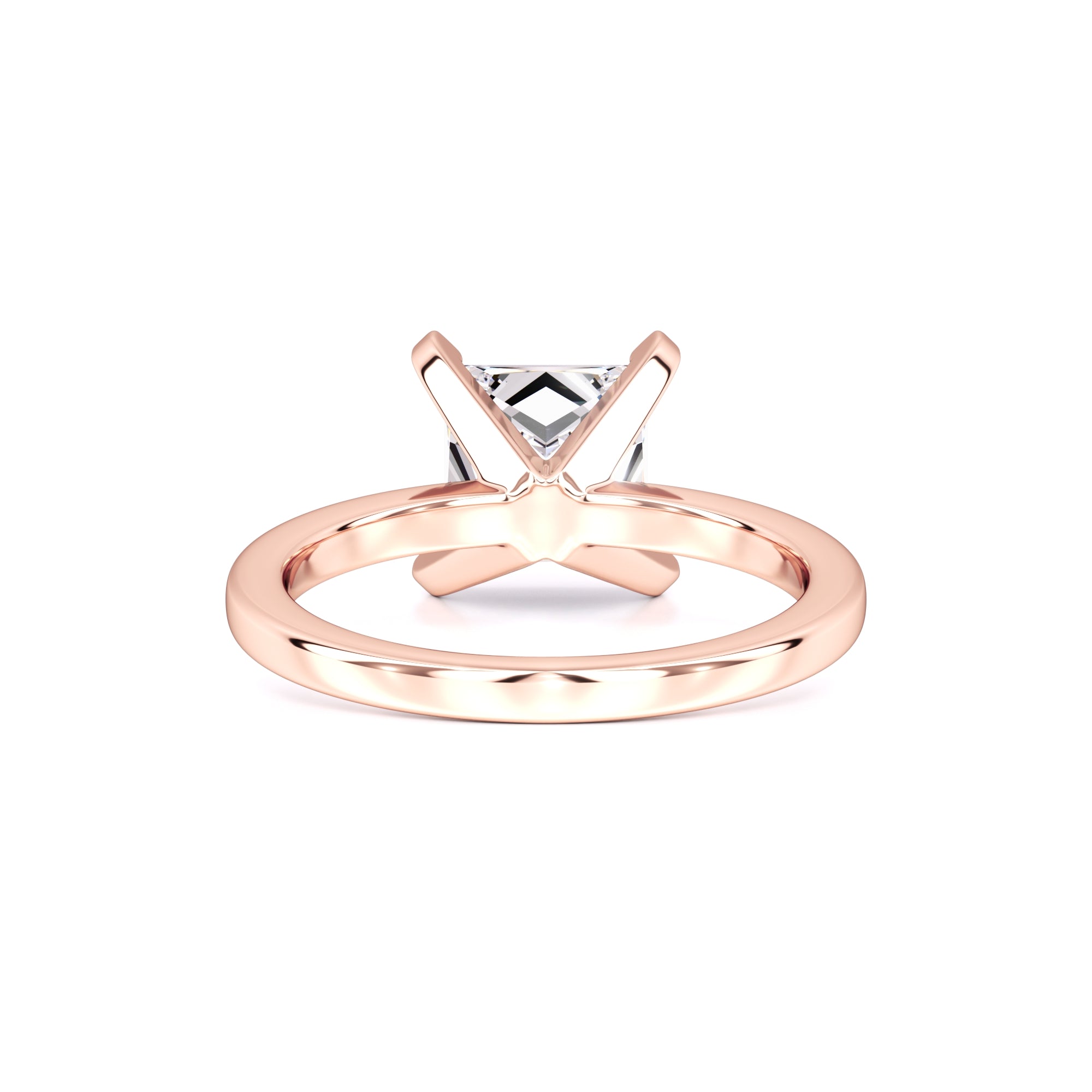 Michaela Moissanite Ring | Rose Gold | 3
