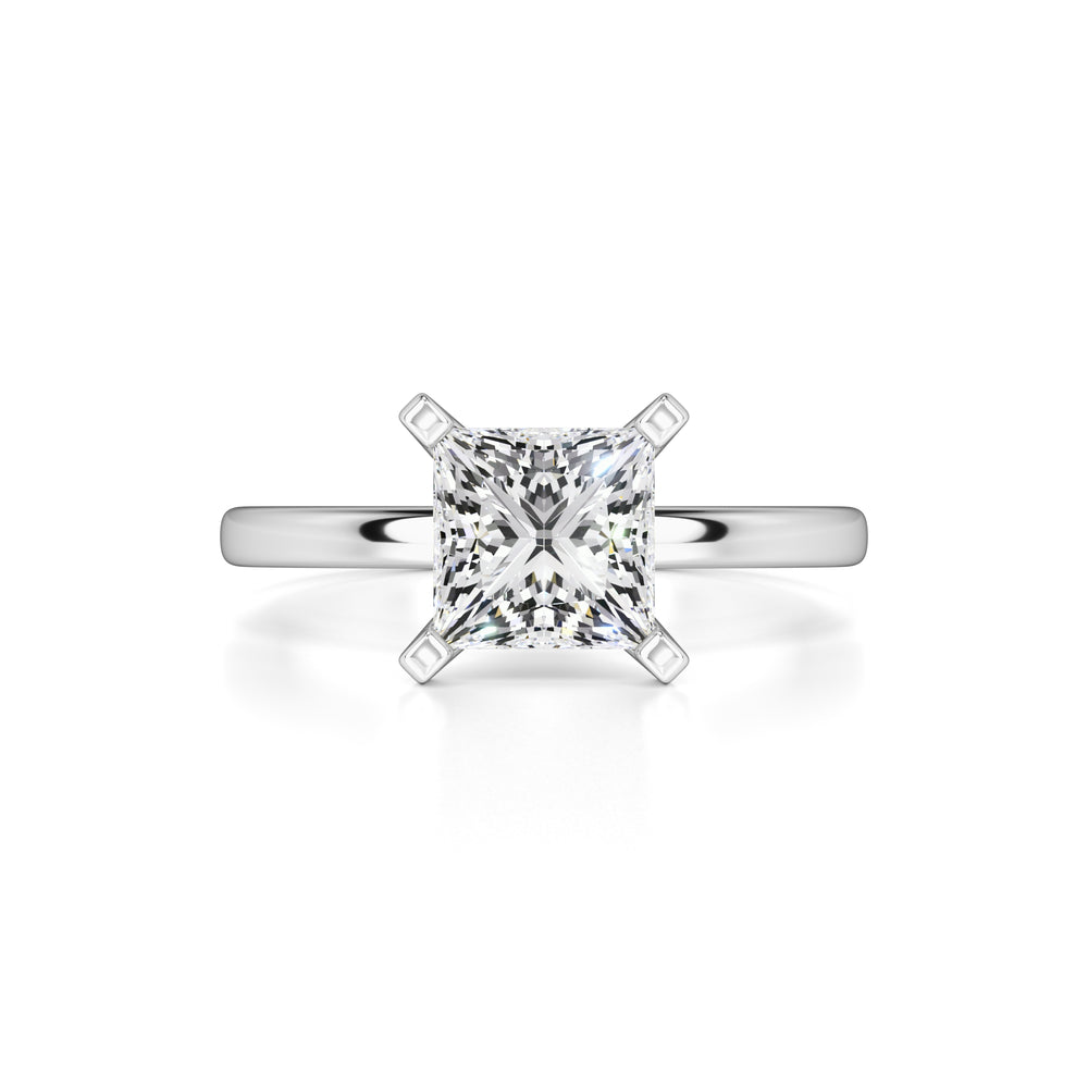 Michaela Moissanite Ring | White Gold | 1
