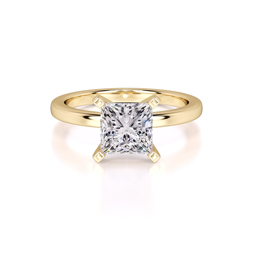 Michaela Lab Grown Diamond Ring | Yellow Gold | 1