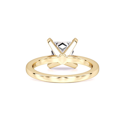 Michaela Moissanite Ring | Yellow Gold | 3