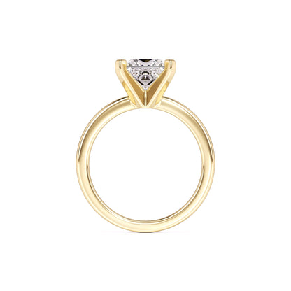 Michaela Moissanite Ring | Yellow Gold | 4