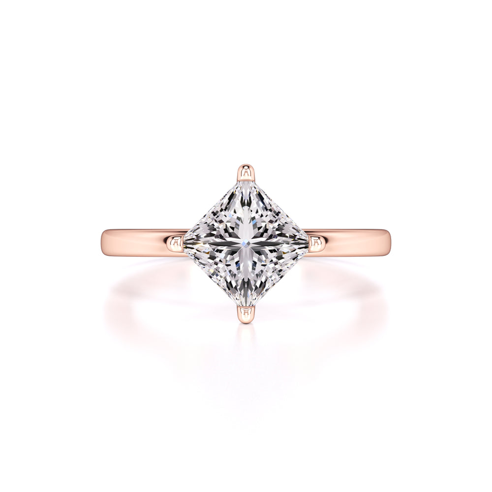 Eloise Moissanite Ring | Rose Gold | 1