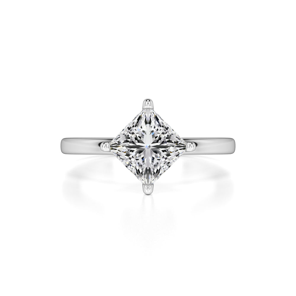 Eloise Moissanite Ring | White Gold | 1