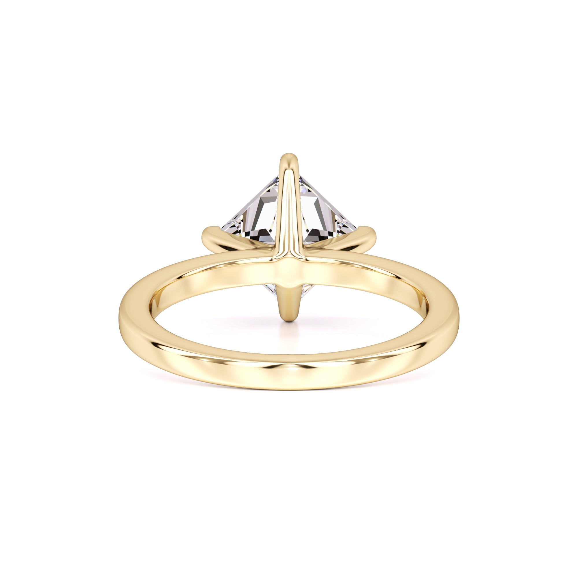 Eloise Moissanite Ring | Yellow Gold | 3