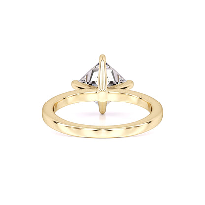 Eloise Moissanite Ring | Yellow Gold | 3