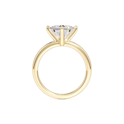 Eloise Moissanite Ring | Yellow Gold | 4