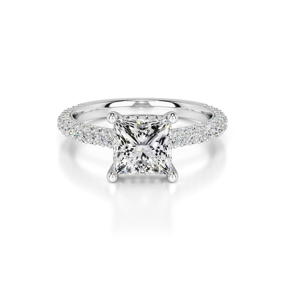 Kendall Lab Grown Diamond Ring | White Gold | 1