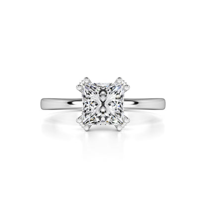 Eden Moissanite & Lab Grown Diamond Ring | White Gold | 1