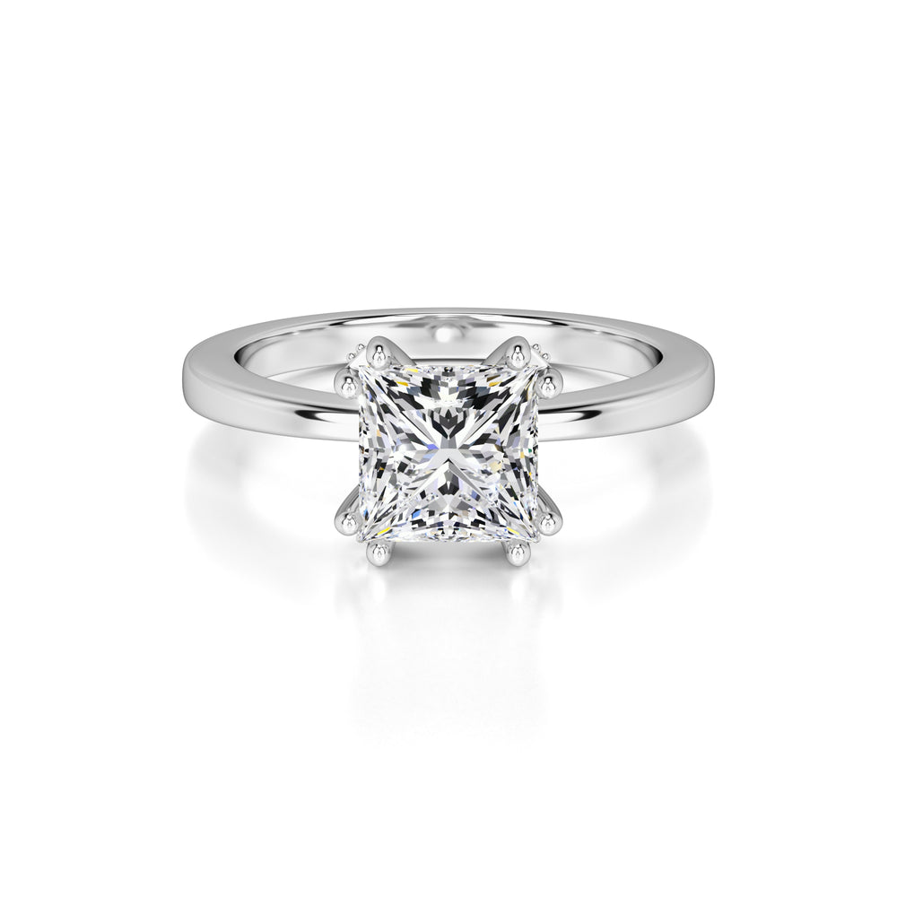 Eden Lab Grown Diamond Ring | White Gold | 1
