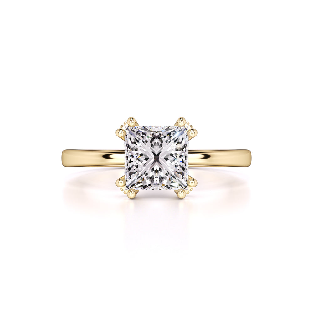 Eden Moissanite & Lab Grown Diamond Ring | Yellow Gold | 1
