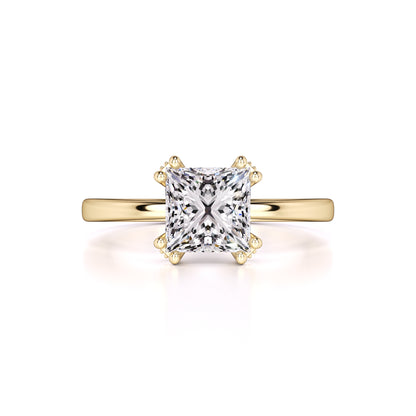 Eden Moissanite & Lab Grown Diamond Ring | Yellow Gold | 1