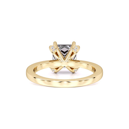 Eden Moissanite & Lab Grown Diamond Ring | Yellow Gold | 3