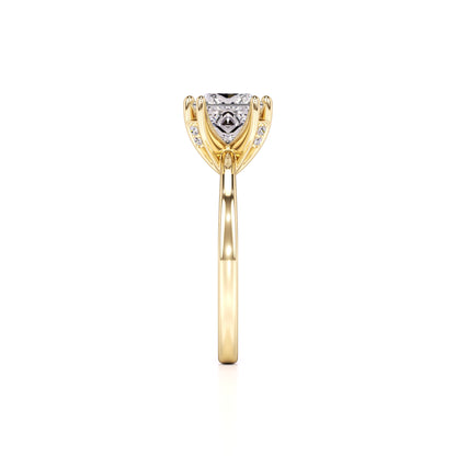 Eden Lab Grown Diamond Ring | Yellow Gold | 4