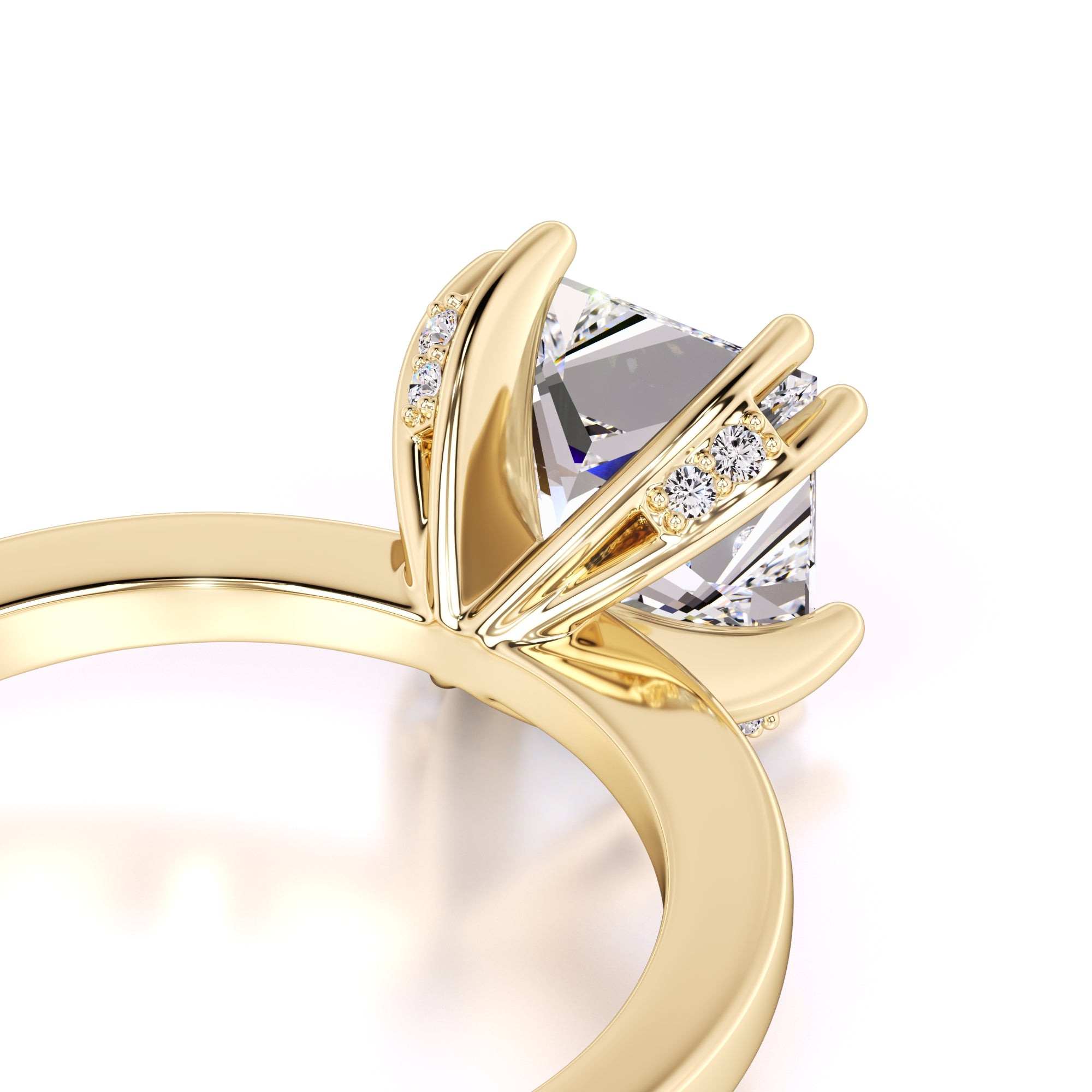 Eden Lab Grown Diamond Ring | Yellow Gold | 2