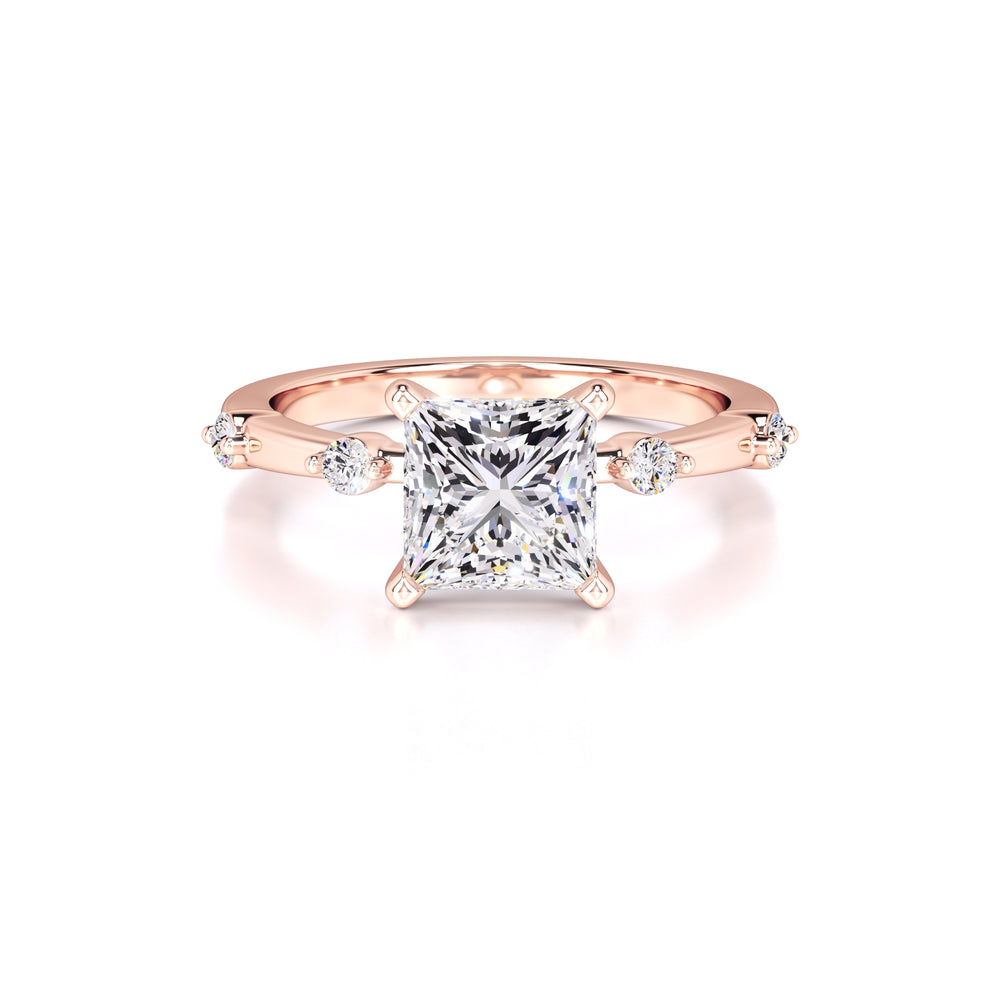 Nicole Lab Grown Diamond Ring | Rose Gold | 1