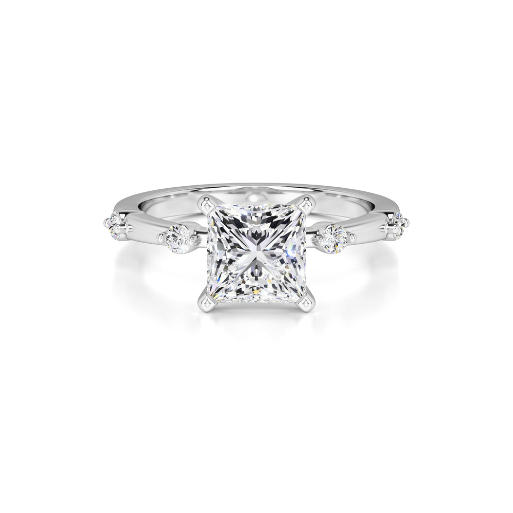 Nicole Lab Grown Diamond Ring | White Gold | 1