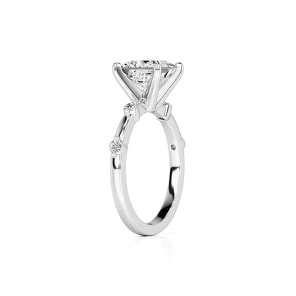 Nicole Lab Grown Diamond Ring | White Gold | 3