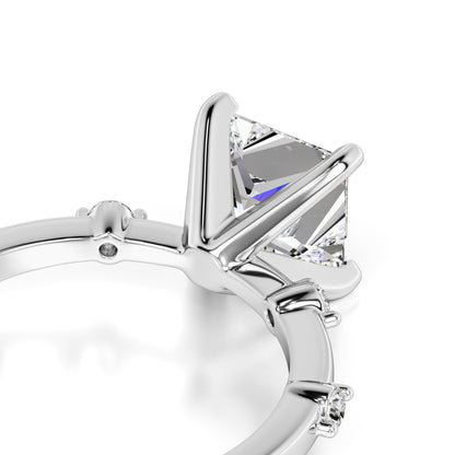 Nicole Lab Grown Diamond Ring | White Gold | 2