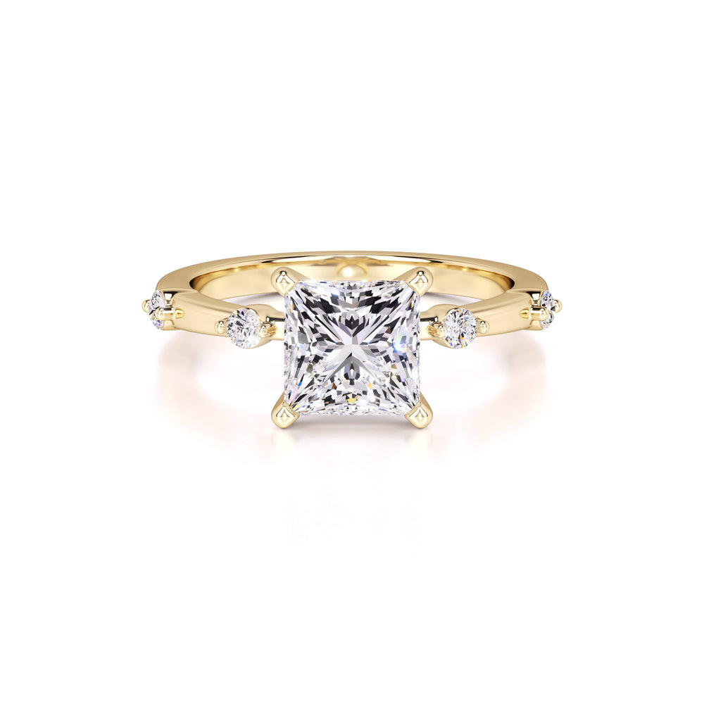 Nicole Lab Grown Diamond Ring | Yellow Gold | 1