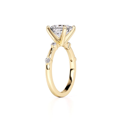 Nicole Lab Grown Diamond Ring | Yellow Gold | 3