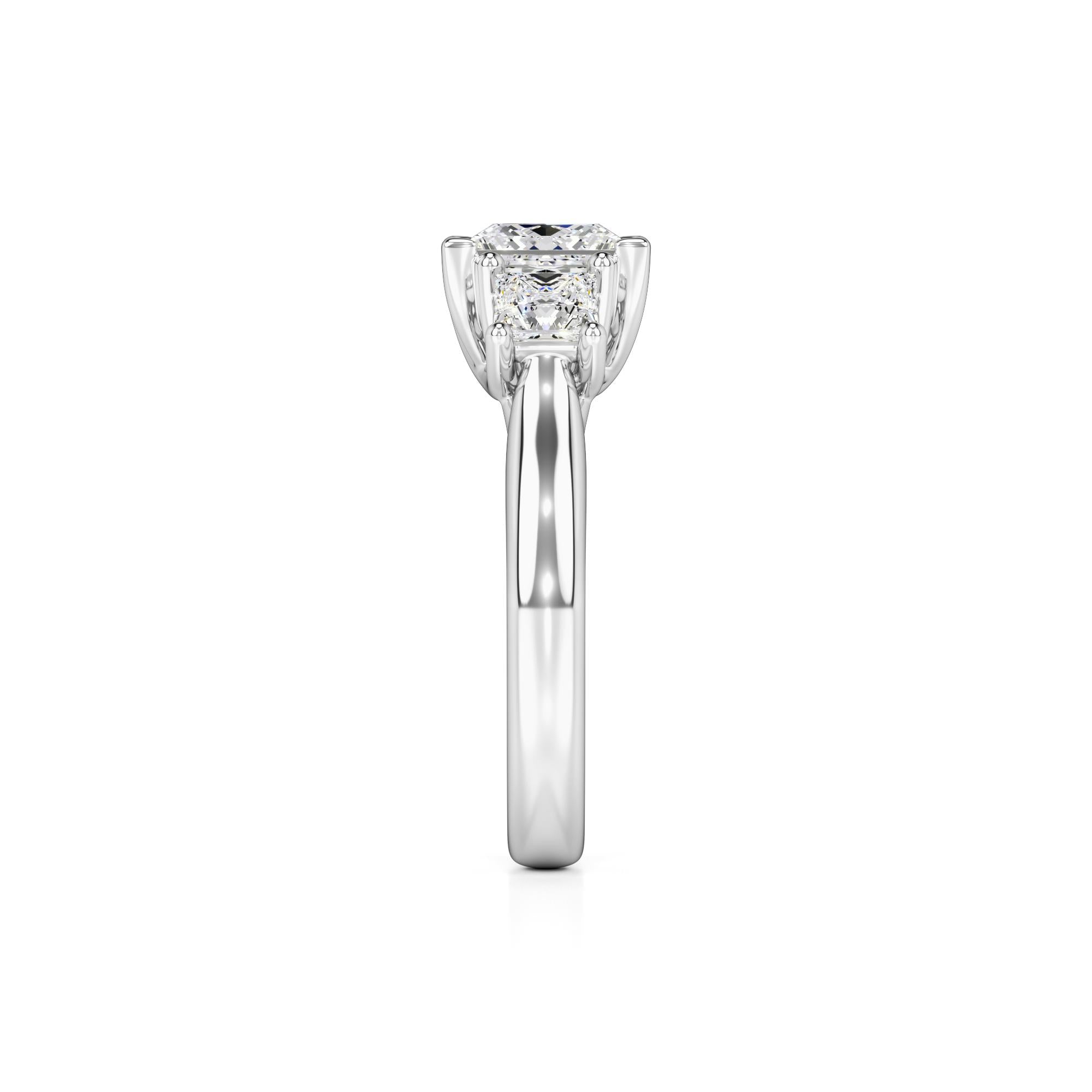 Lara Lab Grown Diamond Ring | White Gold | 4