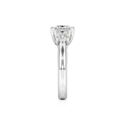 Lara Lab Grown Diamond Ring | White Gold | 4