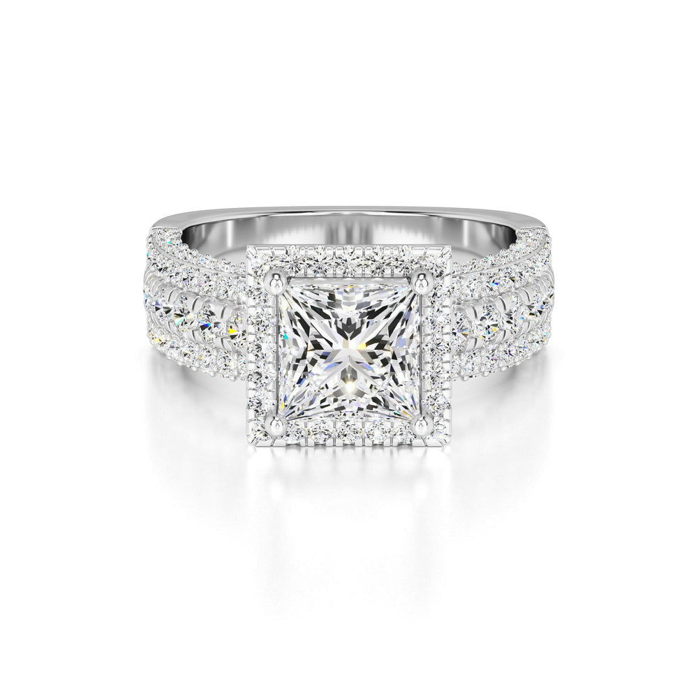Ella Lab Grown Diamond Ring | White Gold | 1
