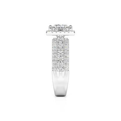 Ella Lab Grown Diamond Ring | White Gold | 4