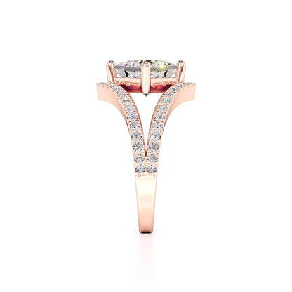 Lily Lab Grown Diamond Ring | Rose Gold | 4
