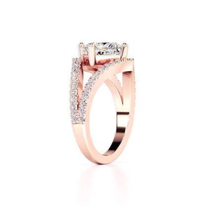 Lily Lab Grown Diamond Ring | Rose Gold | 3