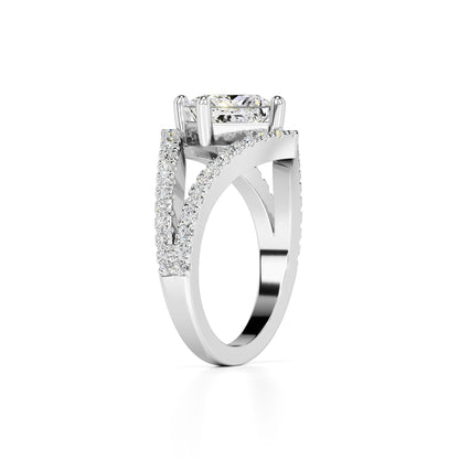Lily Lab Grown Diamond Ring | White Gold | 3