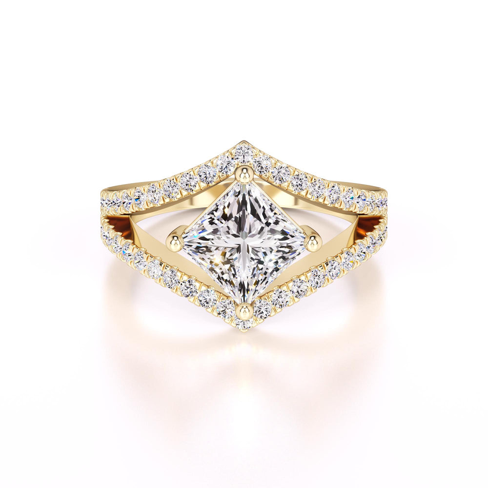 Lily Lab Grown Diamond Ring | Yellow Gold | 1