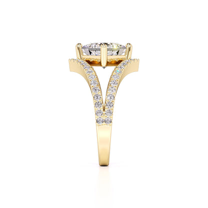 Lily Lab Grown Diamond Ring | Yellow Gold | 4