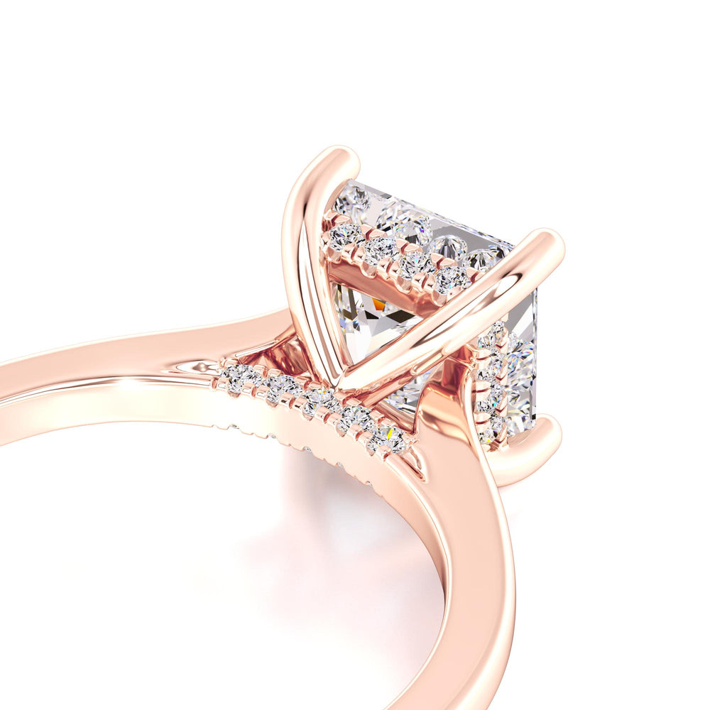 Ava Lab Grown Diamond Ring | Rose Gold | 2