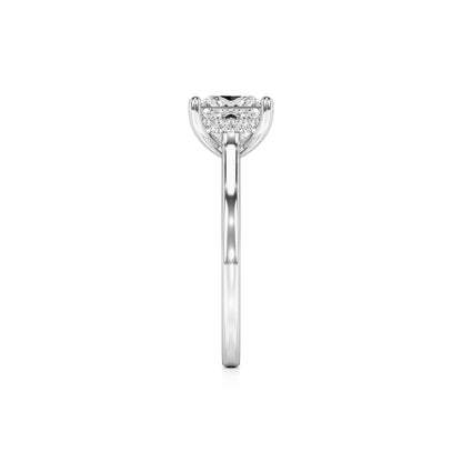 Ava Lab Grown Diamond Ring | White Gold | 4