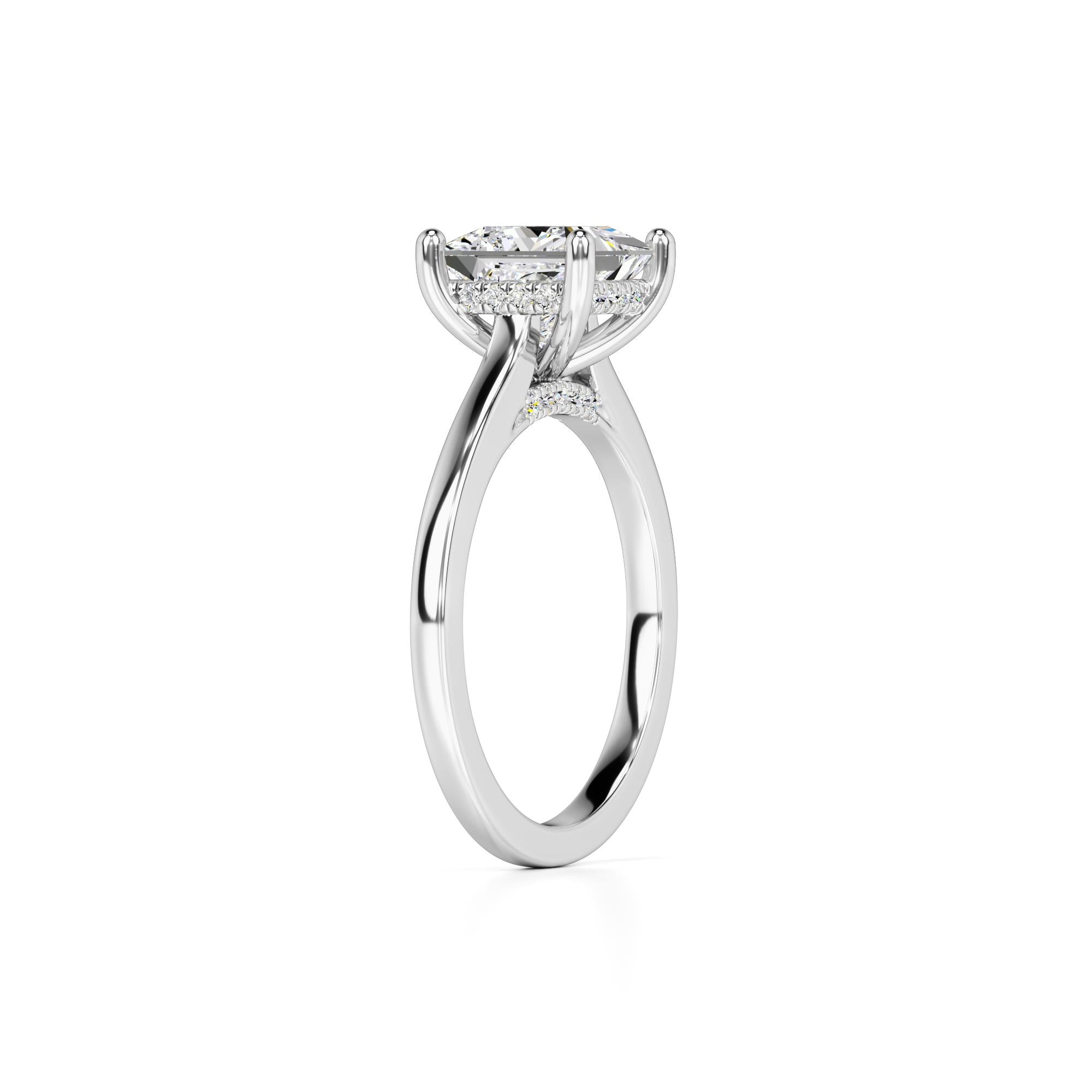 Ava Lab Grown Diamond Ring | White Gold | 3