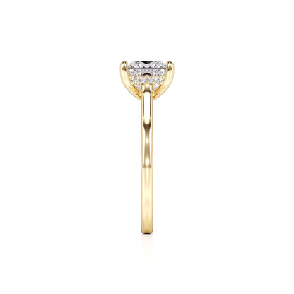 Ava Lab Grown Diamond Ring | Yellow Gold | 4