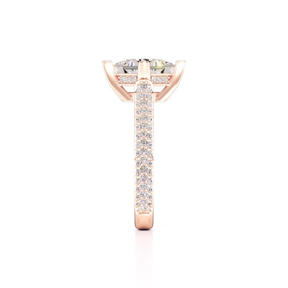 Lucia Lab Grown Diamond Ring | Rose Gold | 4
