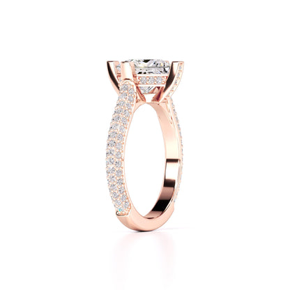 Lucia Lab Grown Diamond Ring | Rose Gold | 3