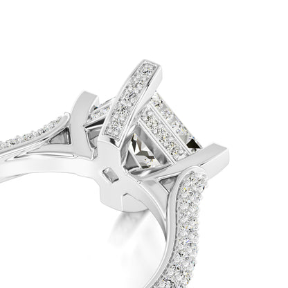 Lucia Lab Grown Diamond Ring | White Gold | 2