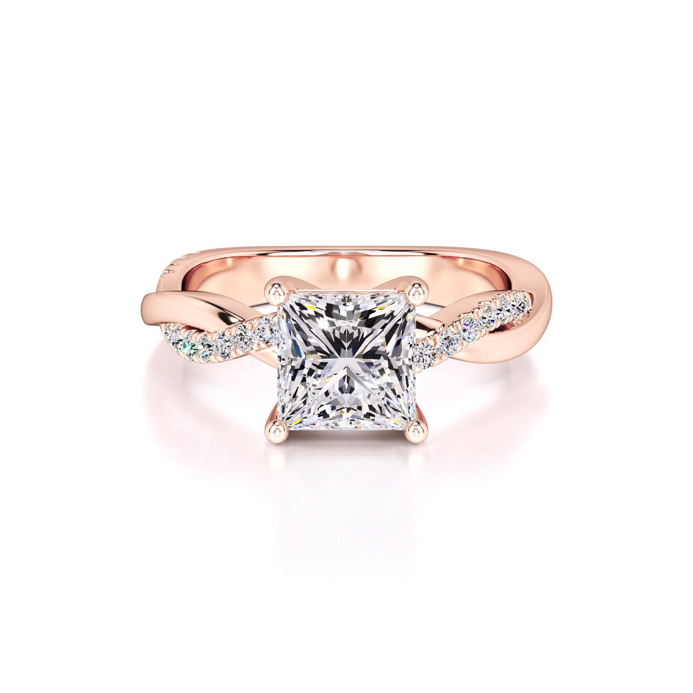 Tanya Lab Grown Diamond Ring | Rose Gold | 1