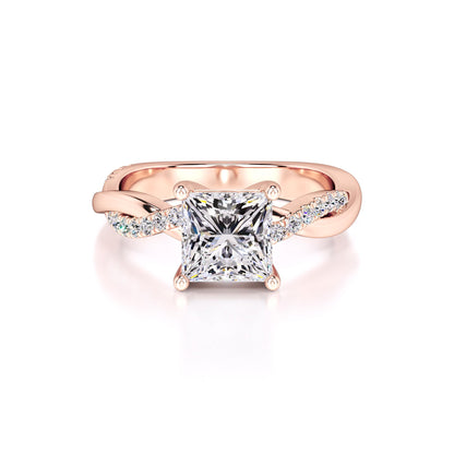 Tanya Lab Grown Diamond Ring | Rose Gold | 1