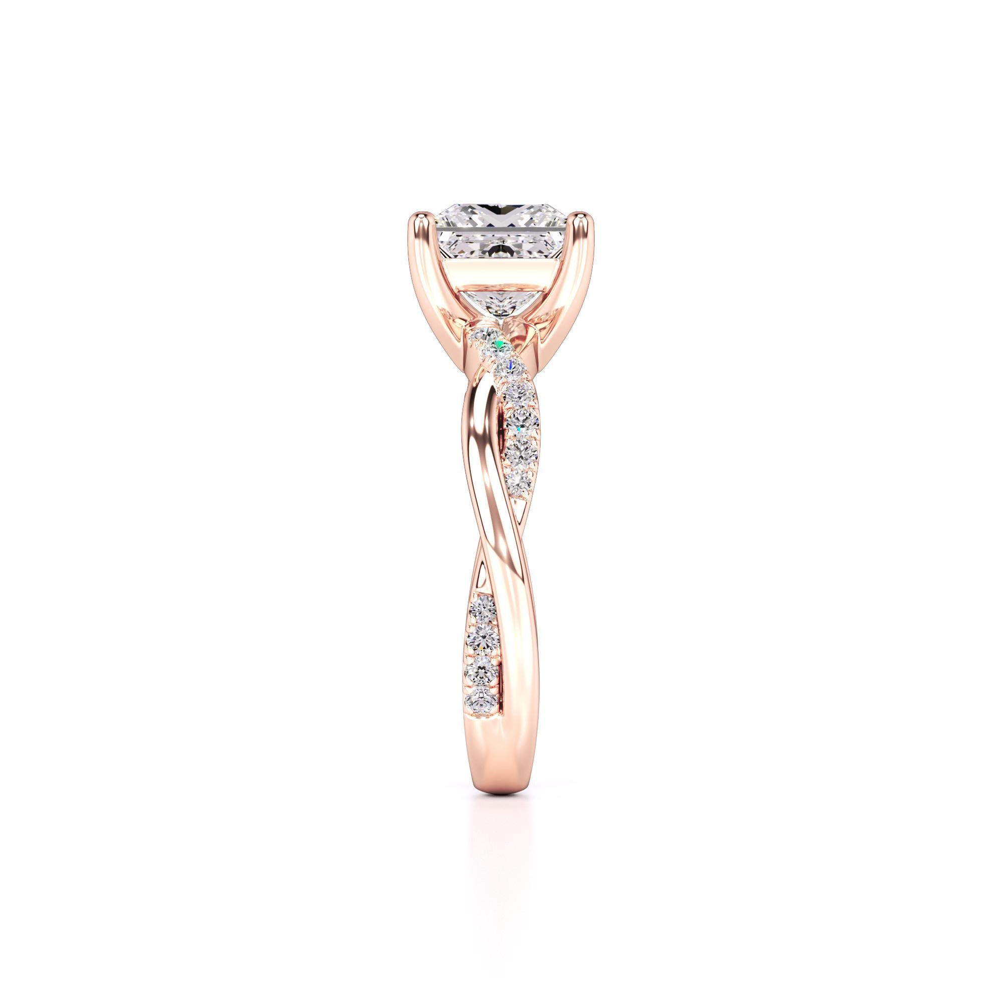 Tanya Lab Grown Diamond Ring | Rose Gold | 4