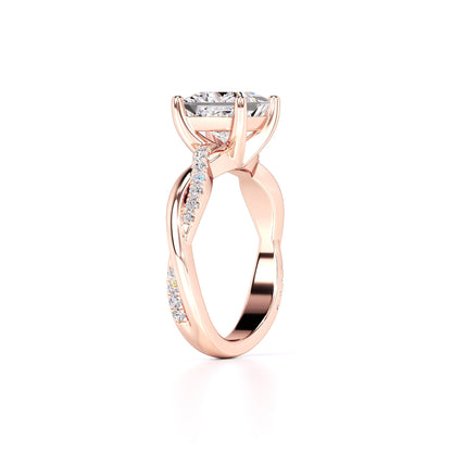 Tanya Lab Grown Diamond Ring | Rose Gold | 3