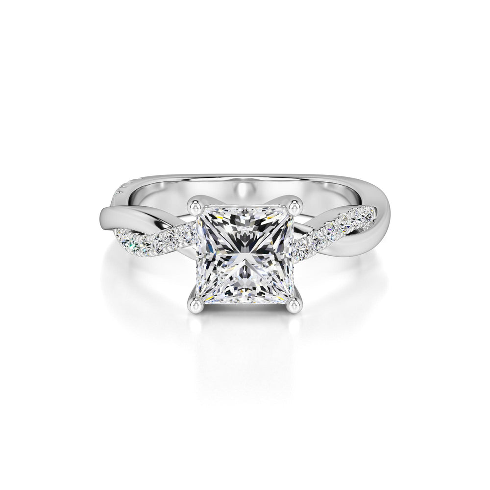 Tanya Lab Grown Diamond Ring | White Gold | 1