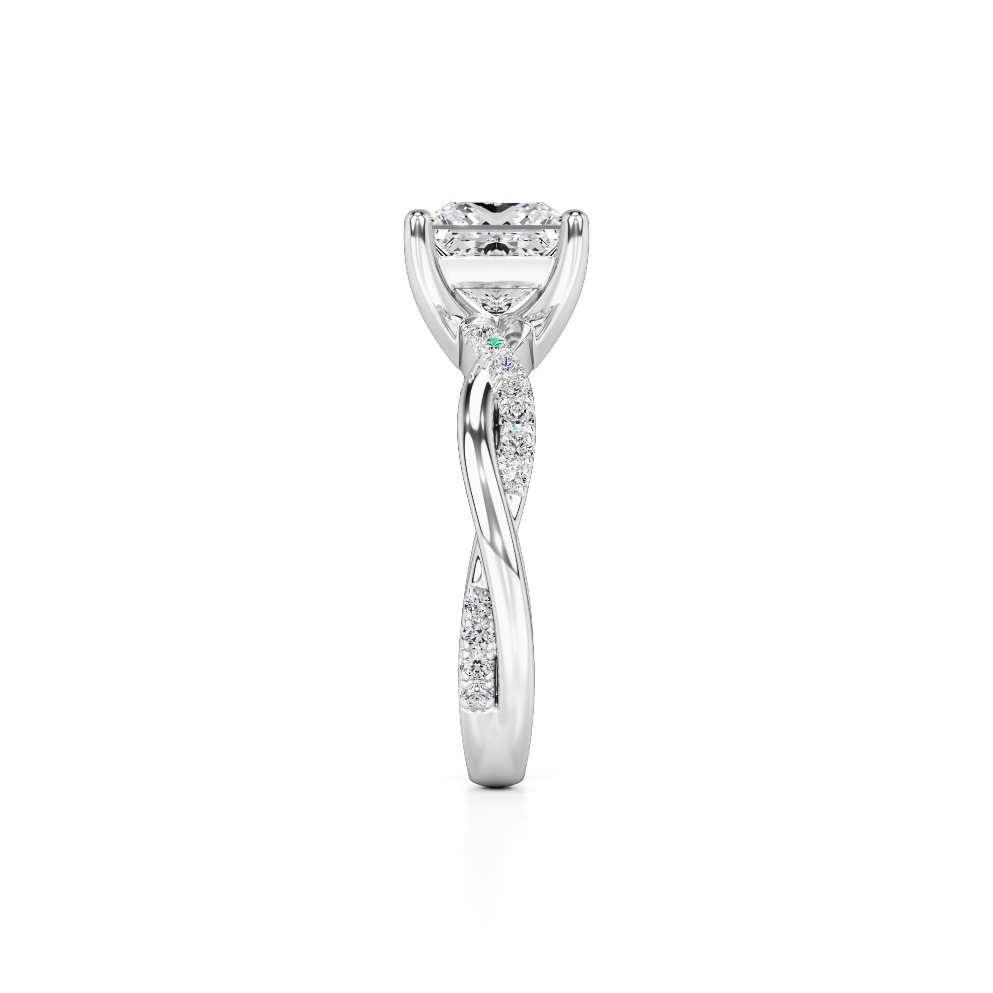 Tanya Lab Grown Diamond Ring | White Gold | 4